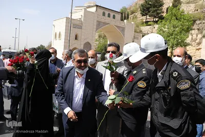 استقبال از مسافران نوروزی در شیراز