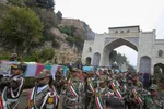مراسم استقبال از ۱۲ شهید گمنام دوران دفاع مقدس در شیراز