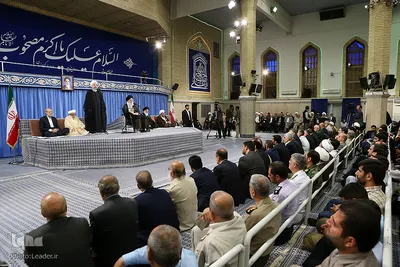 دیدار مسئولان نظام و سفرای کشورهای اسلامی با رهبر انقلاب