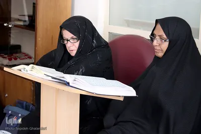 محفل جزء خوانی بانوان در مکتب نرجس (س) بیرجند