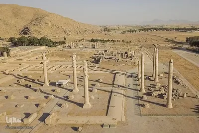 تصاویر هوایی از تخت جمشید