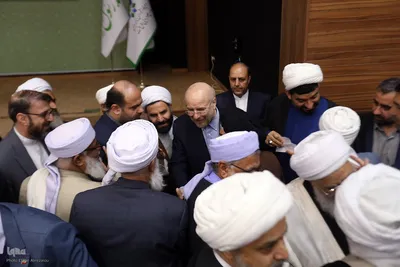 دیدار جمعی از علمای اهل سنت با رئیس مجلس