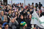 تجمع بزرگ منتظران ظهور هم‌زمان با شب نیمه‌شعبان در ملایر