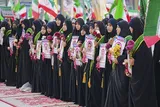 فیلم | اجتماع دختران جان‌فدا در مسجد جمکران