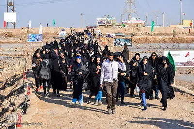 زائران در مناطق عملیاتی جنوب کشور