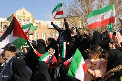 حضور پرشور مردم ارومیه در راهپیمایی ۲۲ بهمن‎