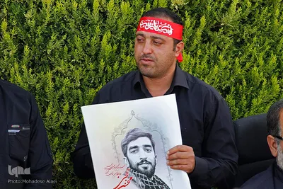 مراسم تشییع پیکر مطهر شهید حججی درمیدان امام خمینی(ره) اصفهان
