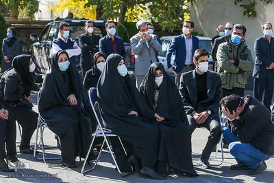 وداع با پیکر شهید مدافع سلامت، دکتر محمد زارع جوشقانی