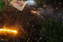 آئین مشعل گردانی عزاداران حسینی در دولت آباد تهران