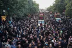 تشییع پیکر پنج شهید مدافع حرم در مشهد
