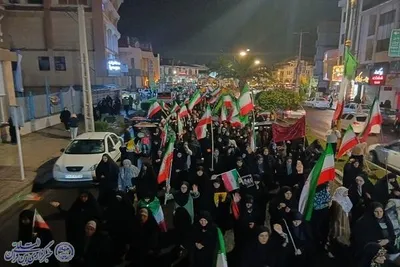 نود و پنجمین اجتماع شبانه مردم بابلسر