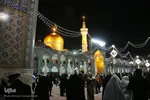 لحظه تحویل سال در حرم مطهر رضوی
