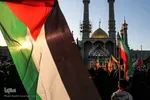 اجتماع مردمی قم در حرم حضرت معصومه