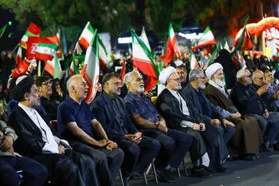 تجمع چهلم تدفین «آقای شهید ایران» در تبریز
