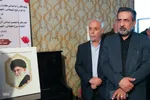 حضور آیت‌الله دژکام در منزل شهید معصومه کرباسی‎
