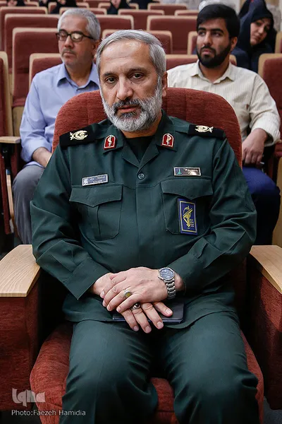 سردار محمدرضا یزدی؛ فرمانده سپاه محمد رسول‌الله(ص) تهران بزرگ در مراسم بزرگداشت شهدای شهریورماه