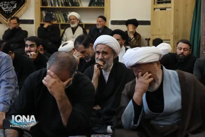 عزاداری روز شهادت امام رضا در دفتر مراجع