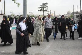 نماز عید سعید فطر در حرم حضرت عبدالعظیم(ع)