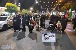 موج پنجاه و هفتمین شب اجتماع مردم  بابلسر  در  میدان شهدای بیت المقدس