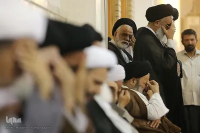 مراسم بزرگداشت آیت الله محمد آصف محسنی(ره) در شبستان امام خمینی (ره) حرم مطهر حضرت فاطمه معصومه سلام الله علیها