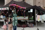 نمایشگاه صنایع دستی در باغ اکبریه بیرجند