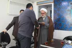 بازدید مسئول دفتر نمایندگی ولی‌فقیه در سپاه روح‌الله استان از ایکنا مرکزی/عکاس:زهرا بهرامی