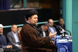 مراسم دیدار جهادگران جهاددانشگاهی با حجت‌الاسلام والمسلمین سیدحسن خمینی، یادگار امام راحل(ره) به مناسبت چهل و پنجمین سالگرد تشکیل جهاددانشگاهی امروز، ۱۸ مردادماه در حسینیه جماران برگزار شد.