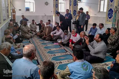 بازدید وحیدی، وزیر کشور از مناطق سیل زده «استهبان»