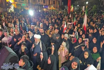 حماسه آفرینی مردم بابلسر همزمان با حمله رژیم امریکایی صهیونیستی به شهر بابلسر 