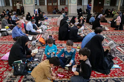 مراسم معنوی اعمال ام داود در حرم عبدالعظیم الحسنی(ع)