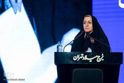 شهربانو امانی، عضو شورای اسلامی شهر تهران در آئین نکوداشت روز شعر و ادب فارسی