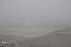 هجوم ریزگرد ها به زنجان‎‎