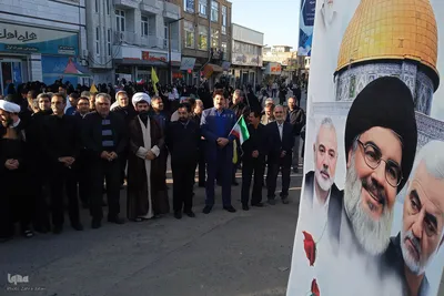 تجمع مردم اهر در محکومیت ترور شهید سیدحسن نصرالله