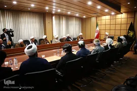 ⁨دیدار علمای اهل سنت کردستان با آیت الله العظمی جوادی آملی⁩