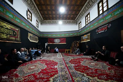 آیین عزاداری در خانه تاریخی ملک
