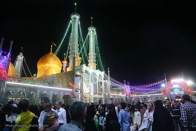 شب میلاد امام رضا(ع) در بارگاه کریمه اهل بیت(س)
