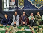 مراسم چهلم شهید مدافع امنیت شهید علی میرزایی در ملایر