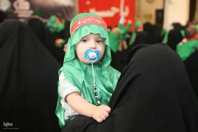 مراسم شیرخوارگان حسینی در حرم مطهر شاهچراغ(ع)