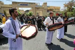 دسته عزاداری روز عاشورا در همدان‎