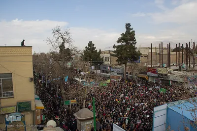 راهپیمایی ۲۲ بهمن در نیشابور