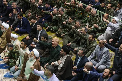 حمایت نمازگزاران جمعه از سپاه