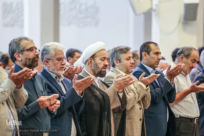 نماز عید قربان در شاهچراغ