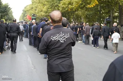 مراسم پیاده‌روی جاماندگان اربعین در شهرستان ملایر