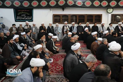 عزاداری روز شهادت امام رضا در دفتر مراجع