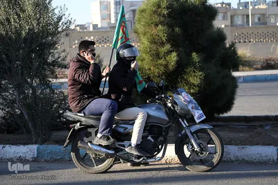 راهپیمایی خودرویی به مناسبت سالگرد شهادت سردار شهید حاج قاسم سلیمانی در یزد‎