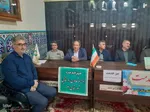 برپایی میز خدمت در مصلی نماز جمعه شهرستان اهر