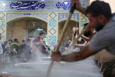 پخت سمنو در شیراز‎