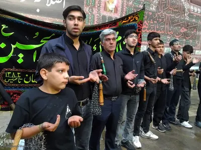 مراسم "محفل اشک"ویژه تاسوعای حسینی در اهر