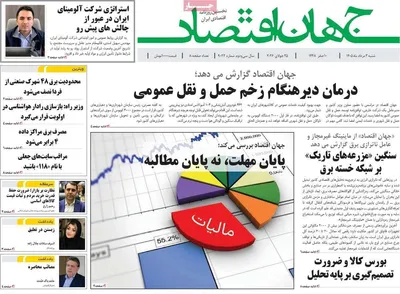 صفحات نخست روزنامه‌های شنبه ۳ مرداد ۱۴۰۵