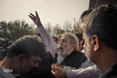 تشییع و تدفین دو نفر از جانباختگان حادثه متروپل